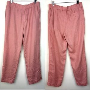 COS Relaxed Straight Leg Linen Pants